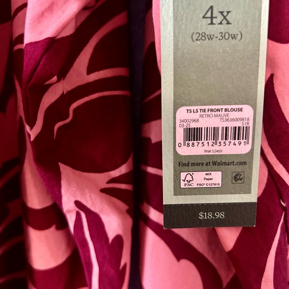 Women’s Terra & Sky Blouses 4x - Picture 4 of 5